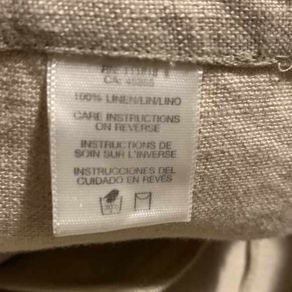 Michael Kors dress pant. Linen capri. Boot leg - Picture 6 of 7